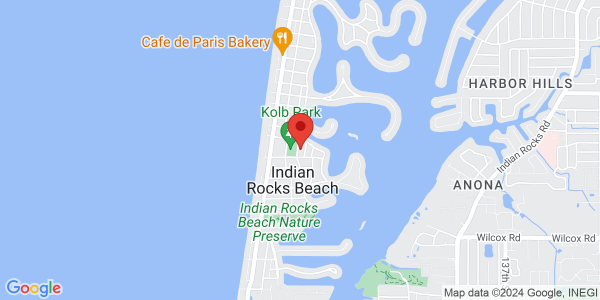 Map of Indian Rocks Beach Library